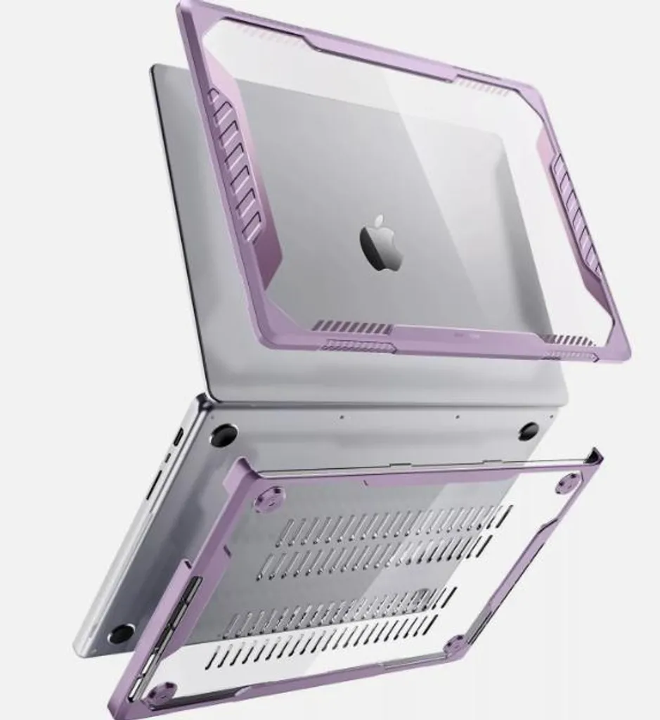 Coque rigide MacBook Pro 16 antichoc Supcase Violette M1 Pro Max A2485