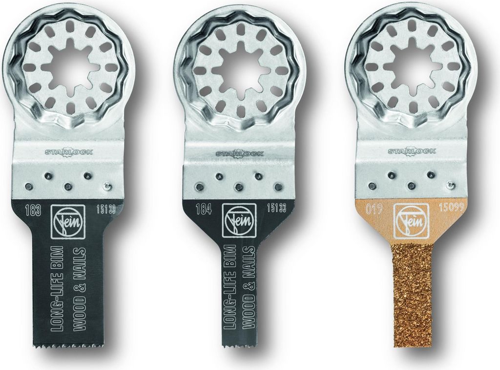 Fein Combo Starlock MINI CUT (3-tlg, für Multitools / Multifunktionswerkzeuge)
