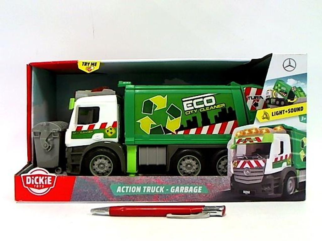 Dickie Mercedes Smieciarka 26Cm Sw/Dzw 374-5014 Zdjęcie produktu 