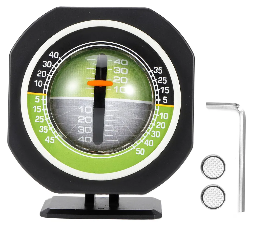 Inclinomètre de bord réglable à LED - Mesure d'angle haute performance