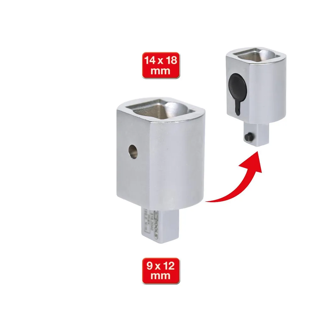 Adaptateur 9x12 à 14x18 KS Tools 516.2040 : Solutionnez vos serrages