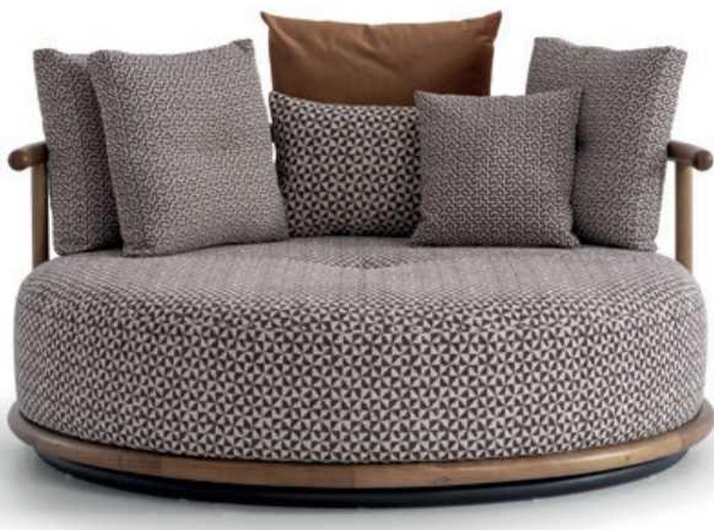 Designen Sofa für Wohnzimmer Modernen mit Luxus Möbel Sitzpolster Rundsofa