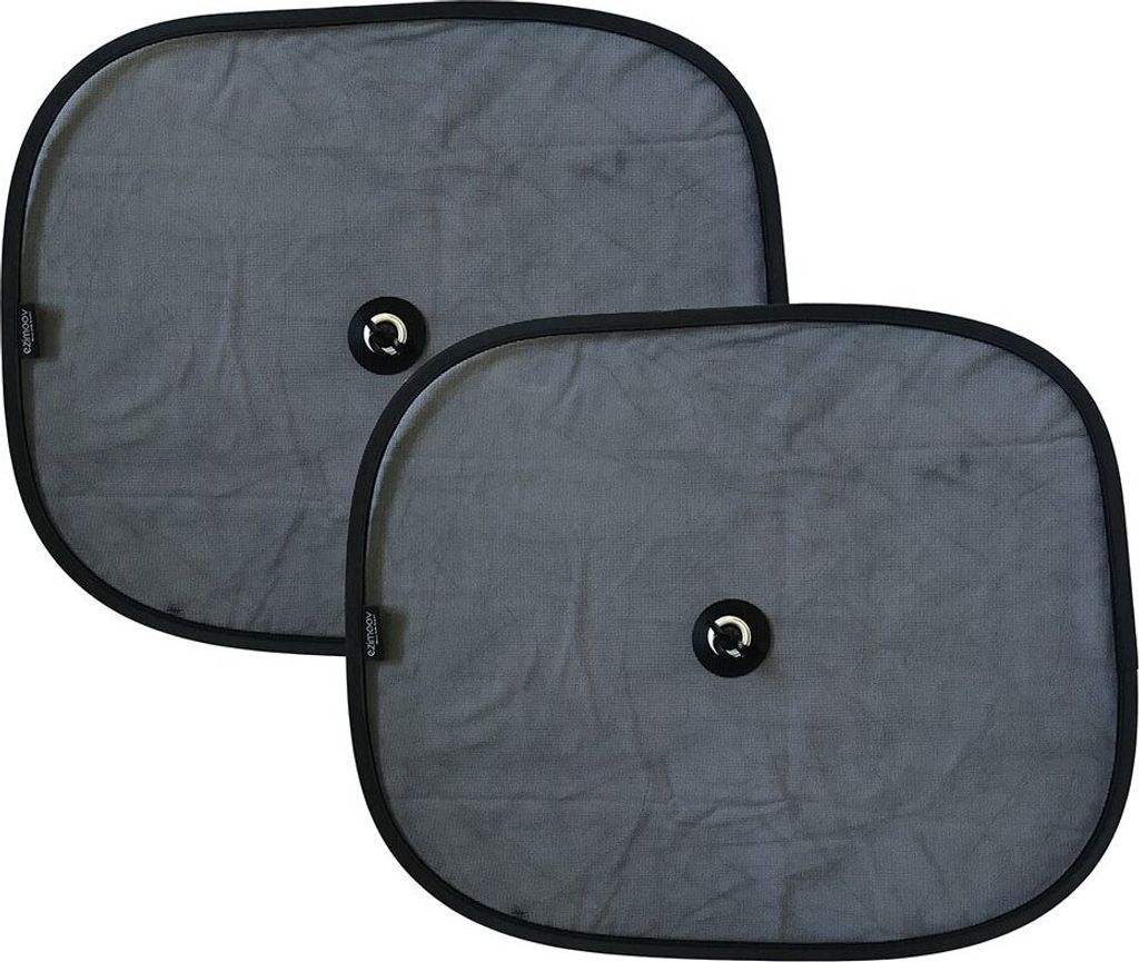 Ezimoov Sonnenschirm Mit Saugnäpfen 2er-pack Grau Grau One Size