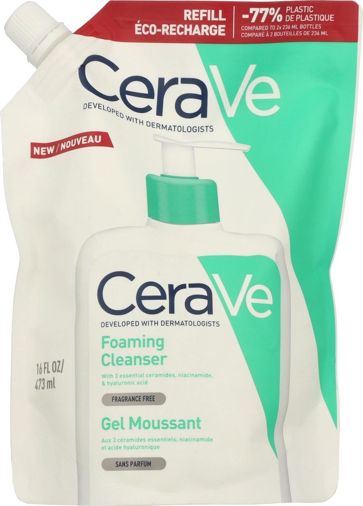 CeraVe Schäumendes Reinigungsgel Nachfüllpackung 473ml Produktbild 