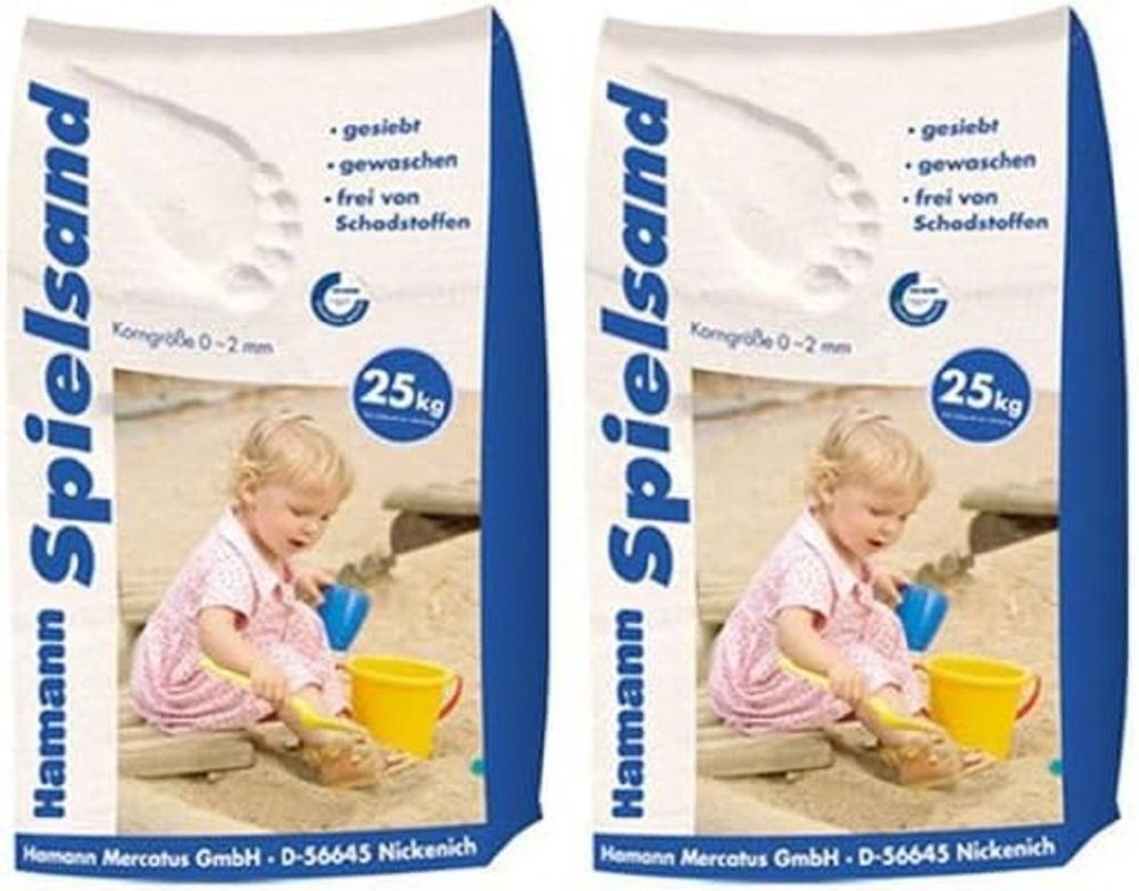 Hamann Mercatus Spielsand Classic 2 x 25 kg Produktbild 