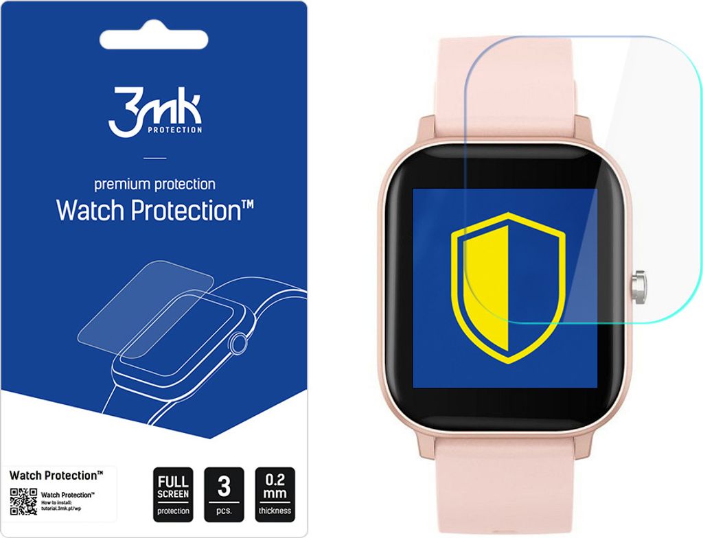 3mk Display Schutzfolie Watch Protection für Maxcom Fit FW35 Aurum 0,2mm (3 Stück)