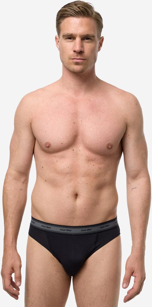 NUR DIE Herren Slip 6-Pack Baumwolle Organic Unterhose - Produktbild 