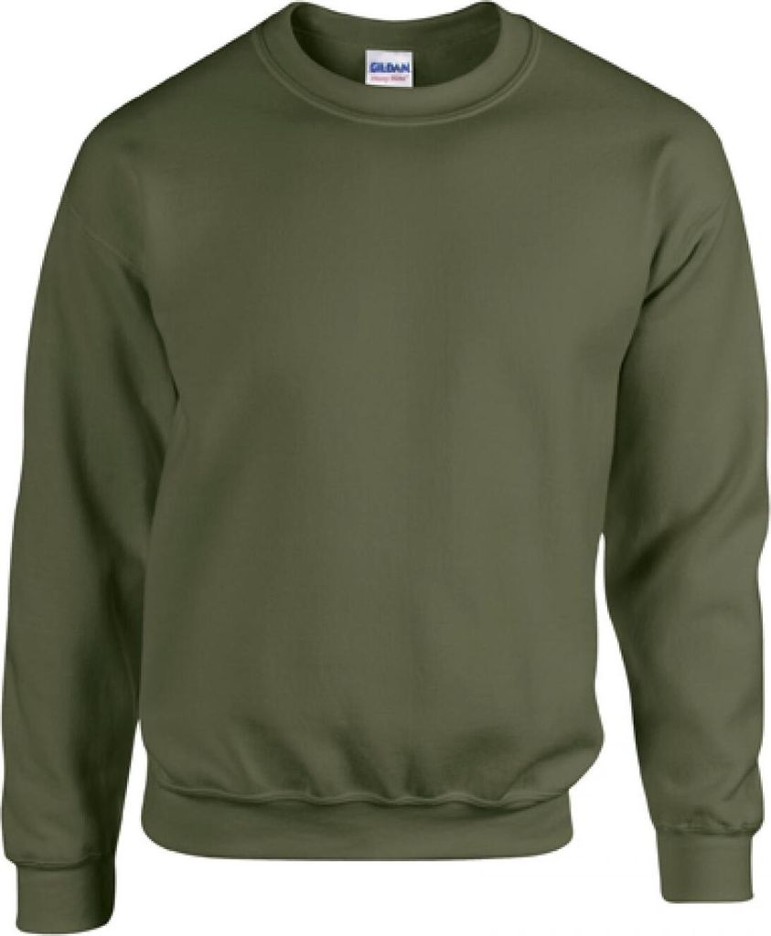 Gildan 18000 | Heavy Blend Crewneck Sweatshirt | Pullover - Farbe: Military Green - Größe: XL