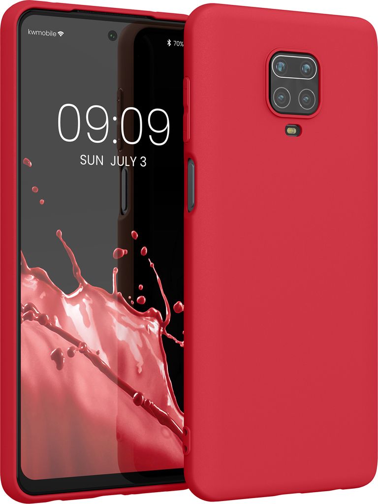 kwmobile Hülle kompatibel mit Xiaomi Redmi Note 9S / 9 Pro / 9 Pro Max Hülle - weiches TPU Silikon Case - Cover geeignet für kabelloses Laden - ...