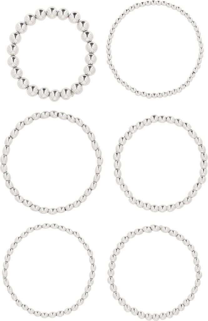 joella damen ein set armbänder - silber, one size