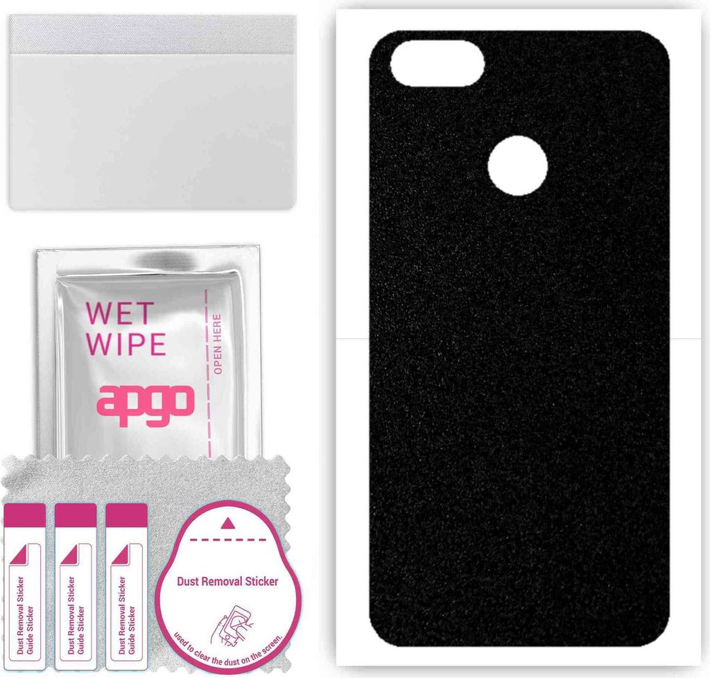 apgo Rückseite Schutzfolie, Skin, kompatibel mit Huawei P9 lite mini, Hinten Displayschutzfolie aus Vinylfolie, kratzfest, einfache Montage - Matt...