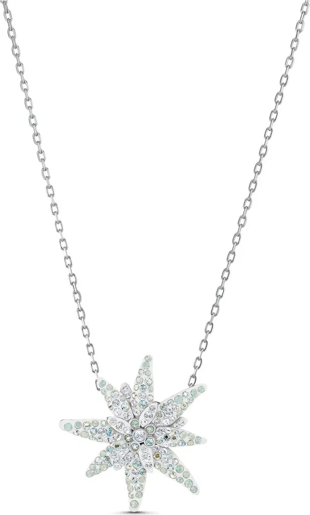 Cadeau Bijou Swarovski : Collier Edelweiss SCS pour Tenue de Cérémonie