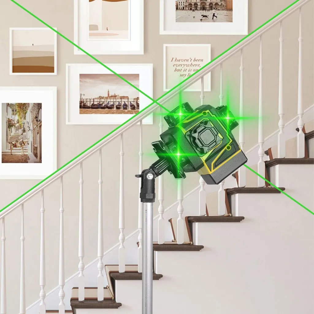 Laser de chantier pour pose carrelage et cloison 4D 16 lignes 4x360° - 3