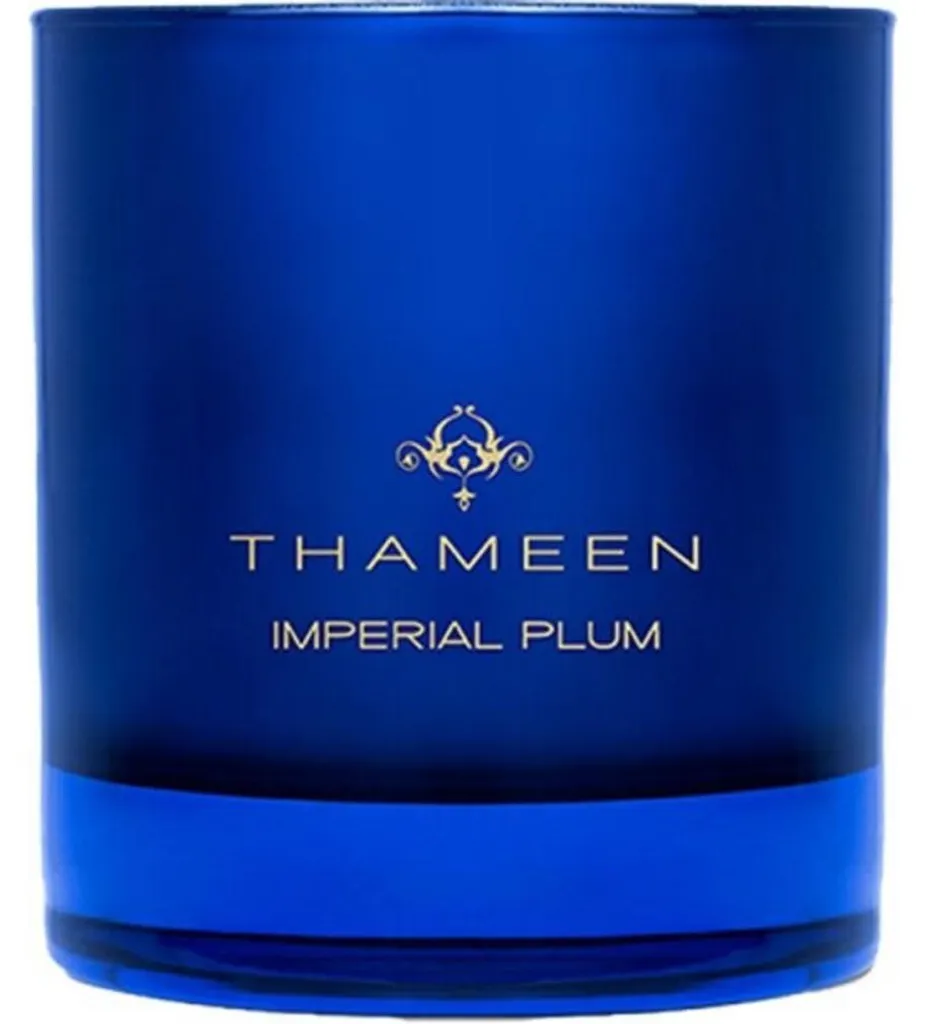 Bougie Thameen Imperial Plum 250 g - Parfumerie d'Intérieur Durable
