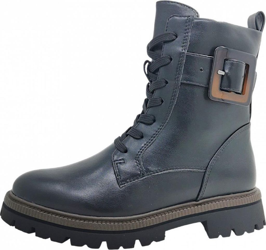 Marco Tozzi Schnürstiefel Schwarz in Gr. 40
