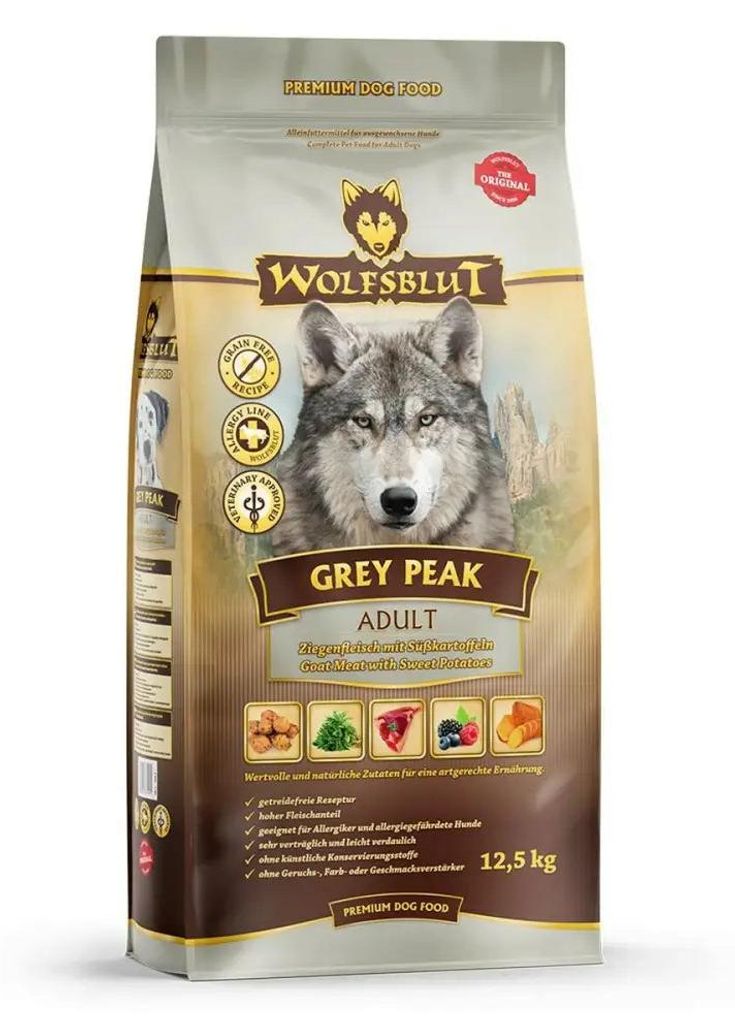 Wolfsblut Grey Peak - Ziegenfleisch und Süßkartoffel, Produktbild 
