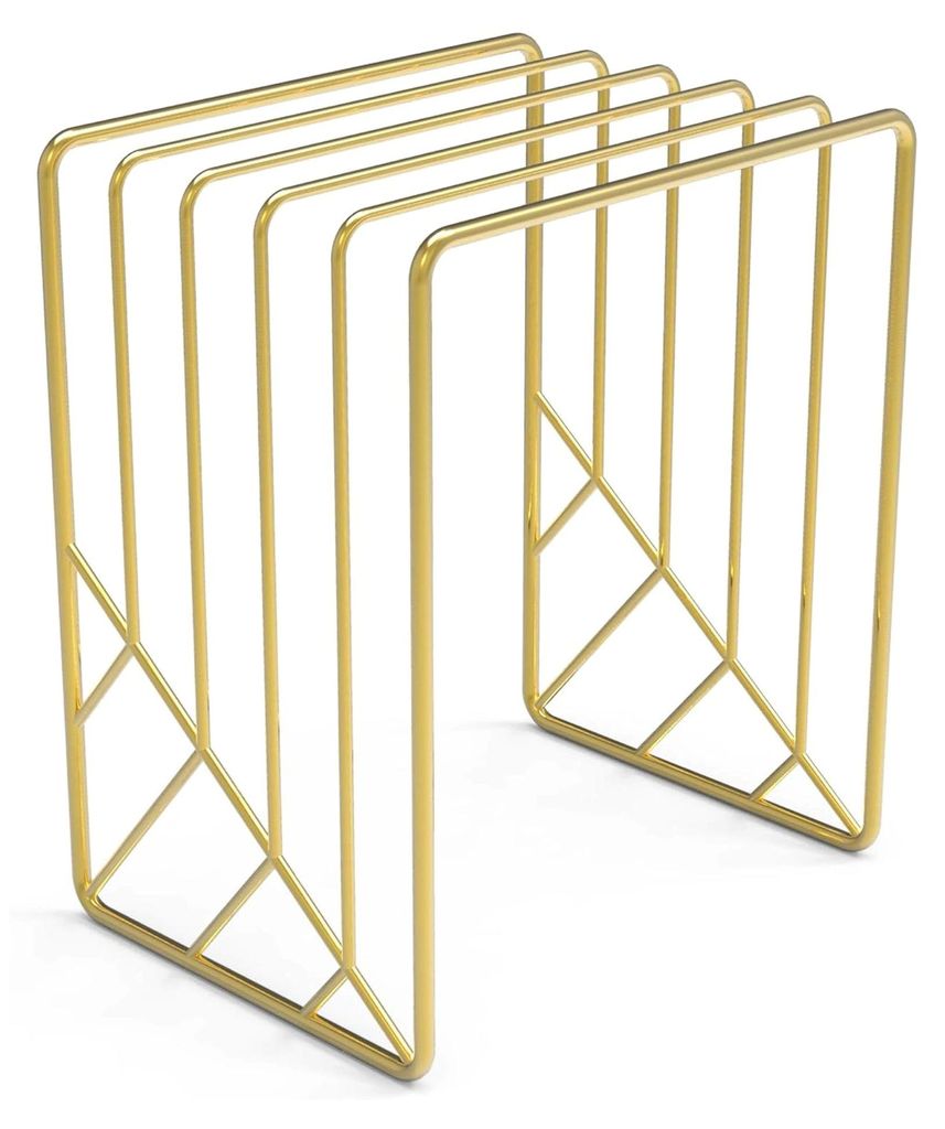 Briefsortierer aus Metall, Schreibtischzubehör, Vena-Kollektion, Gold