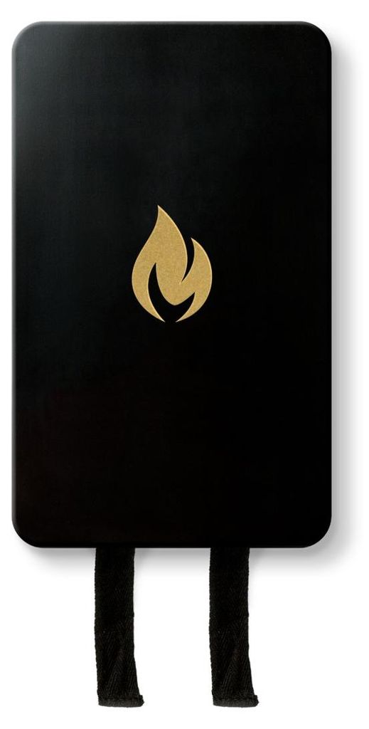 Nordic Flame Löschdecke schwarz gold | 120x120cm Produktbild 