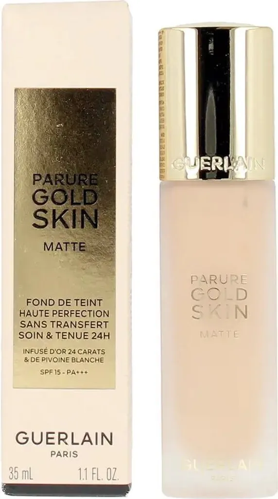 Fond de Teint Matifiant Parure Gold Skin Guerlain 1N Fluide de Luxe