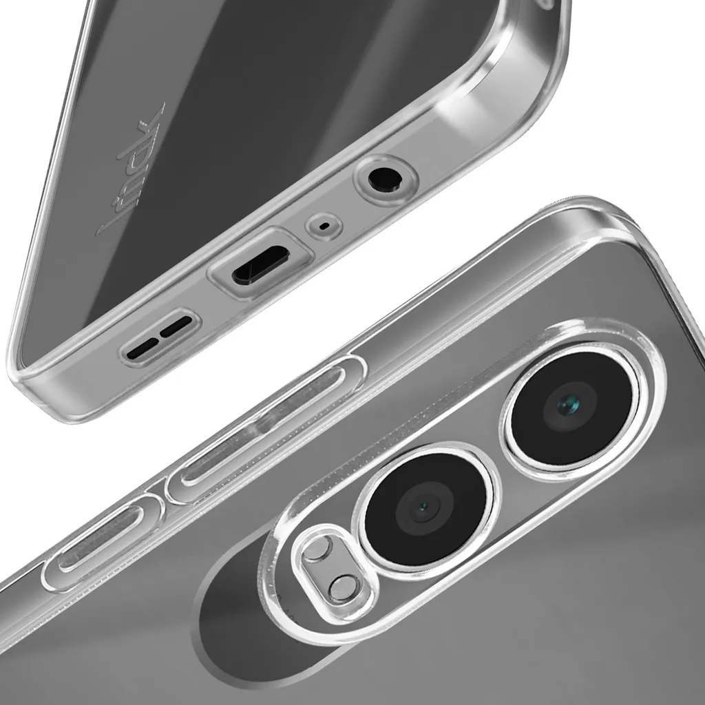iMak, Cover protettiva in silicone per OnePlus Nord CE4 Lite Design sottile, trasparente - 4