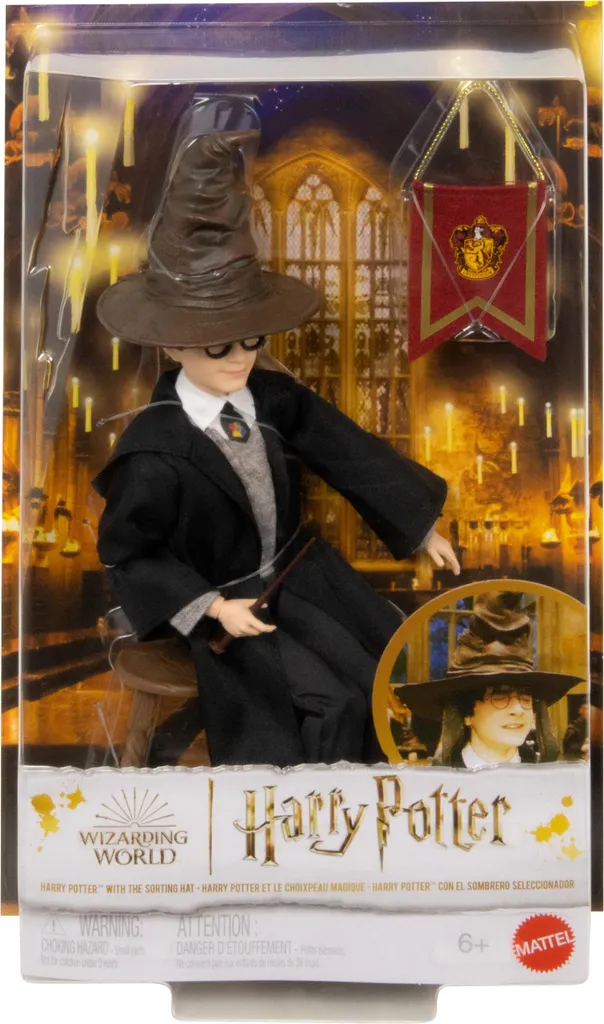 Statue Harry Potter et Chapeau de Tri - Objet Déco Magique Poudlard