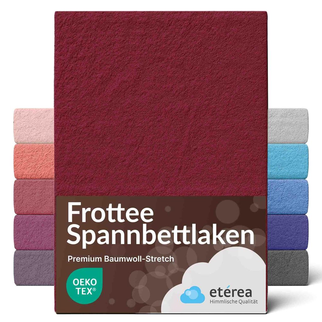 etérea Frottee Spannbettlaken 80% Baumwolle  20% Polyester Produktbild 