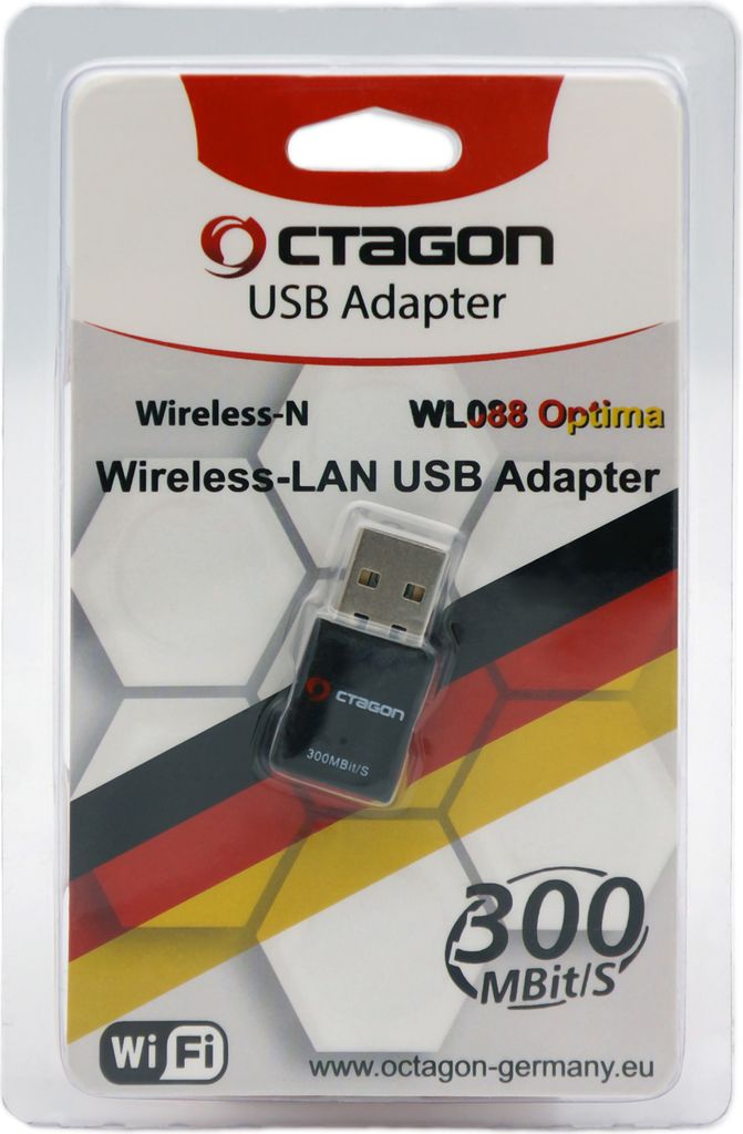OCTAGON WL088 Adattatore wireless LAN USB 2.0 Optima 300 Immagine del prodotto 