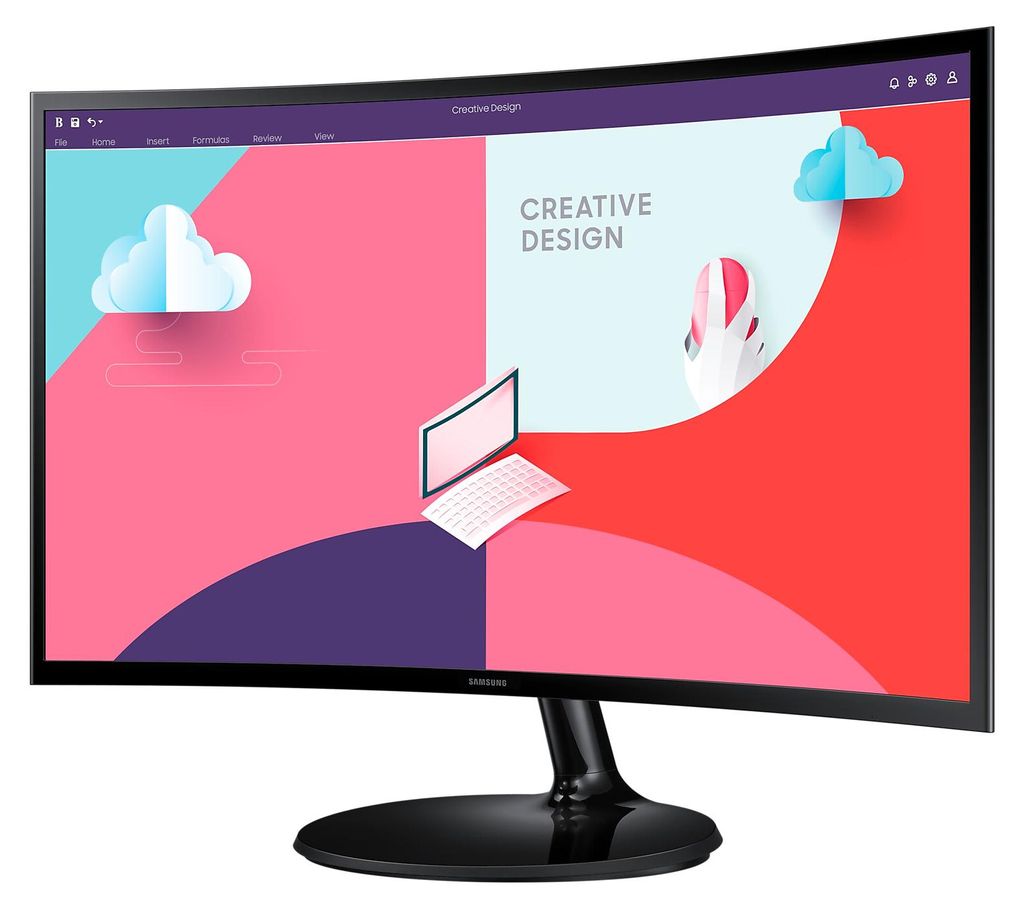 Samsung S24C364EAU - S36C Series - LED-Monitor - gebogen - Produktbild 