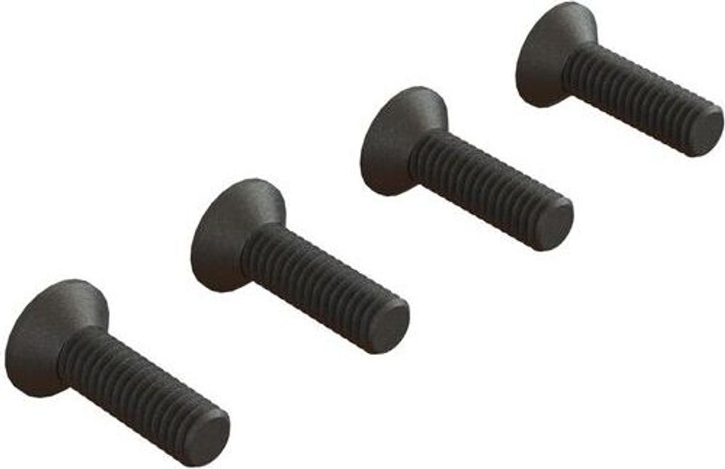 ARRMA Ersatzteil Flat Head Screw M4x14mm (4) / ARA722414