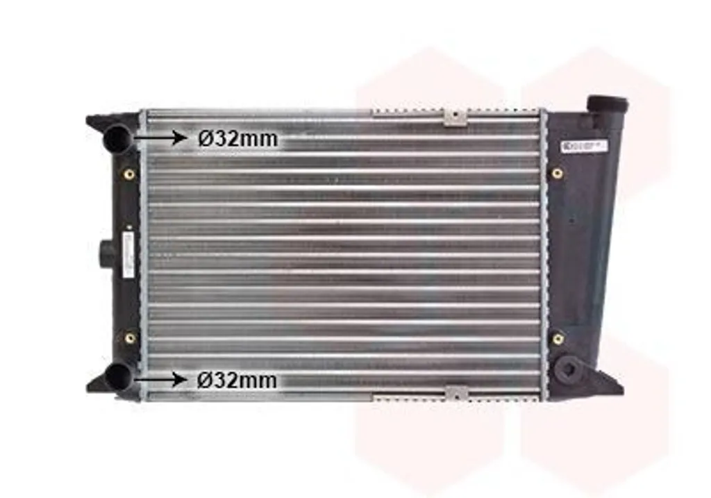 Anti-surchauffe : Radiateur Van Wezel pour VW Golf Jetta et Scirocco