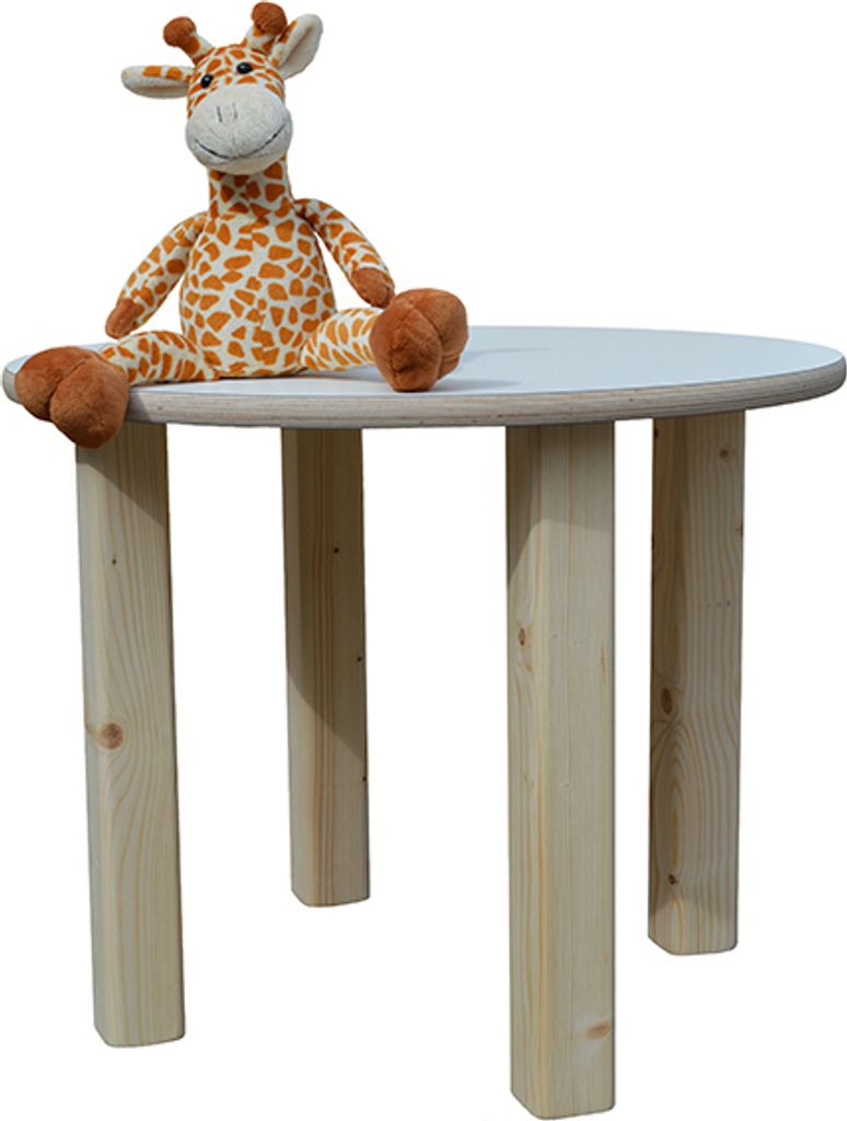 ELI Kindertisch - Rund - Weiß - Ø 58cm