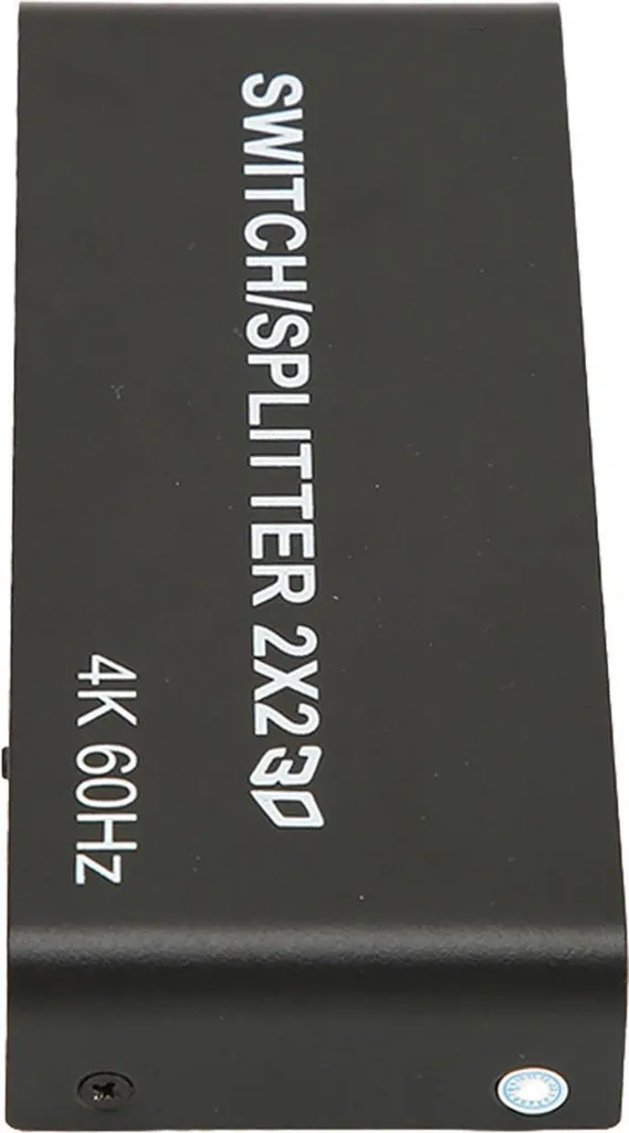 Commutateur HDMI 4K 2 entrées 2 sorties Plug-and-Play Format Compact - 4