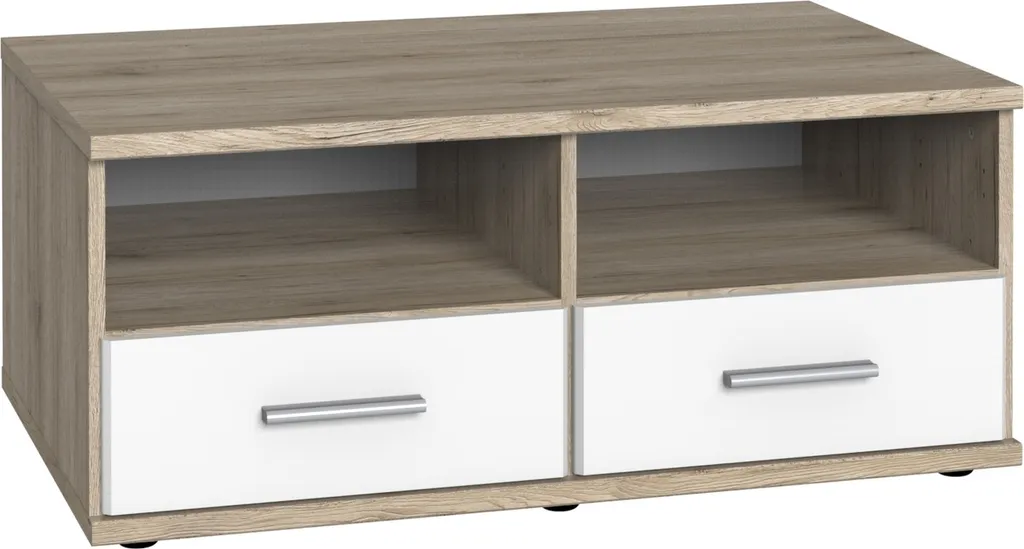 Commode Joker Chêne San Remo 92x38x58 cm : Meuble de Rangement Chic