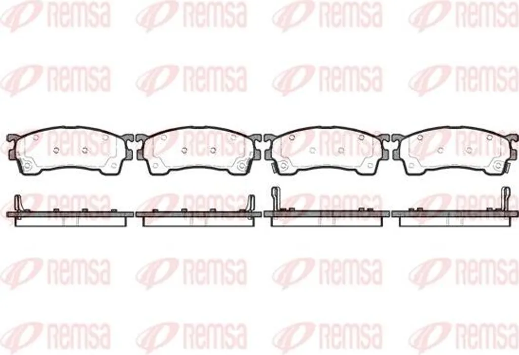 Plaquettes de frein pour entretien Mazda MX-6 et Xedos 6 Route 415.04