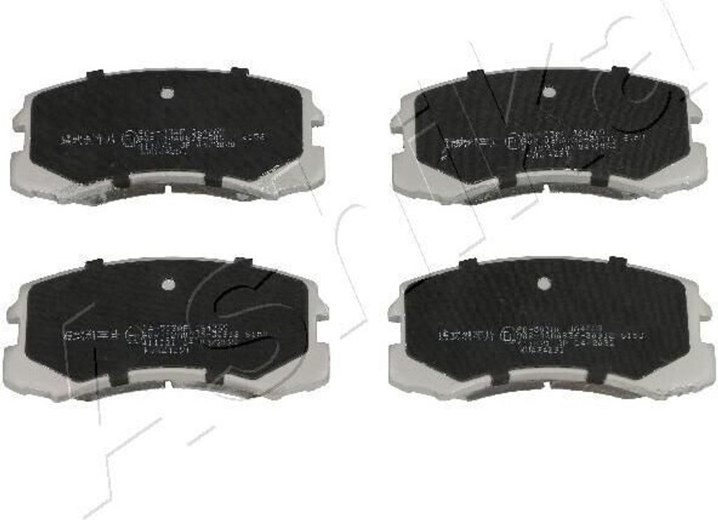 ASHIKA Bremsbeläge Satz Vorne für MITSUBISHI Lancer VIII Schrägheck (CXA) 50-05-503