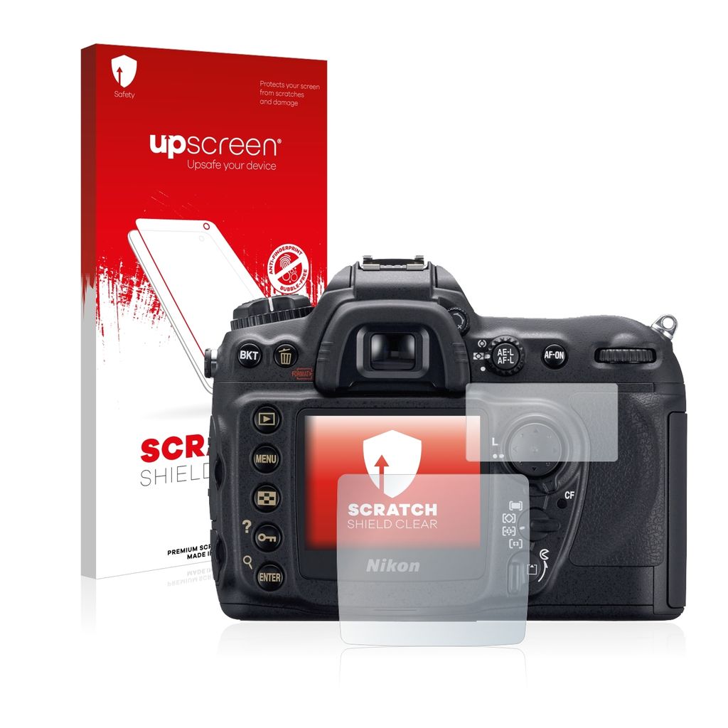 upscreen Schutzfolie für Nikon D200 Displayschutz Displayschutzfolie Folie Klar Transparent