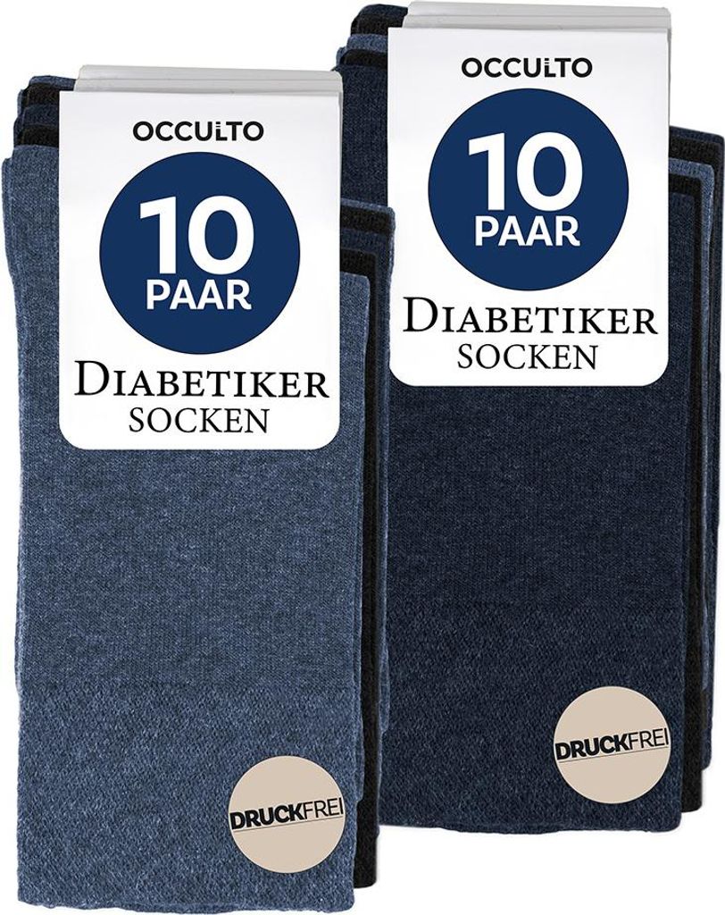 Occulto Herren Diabetikersocken 10er Pack (Modell: Goetz) Produktbild 