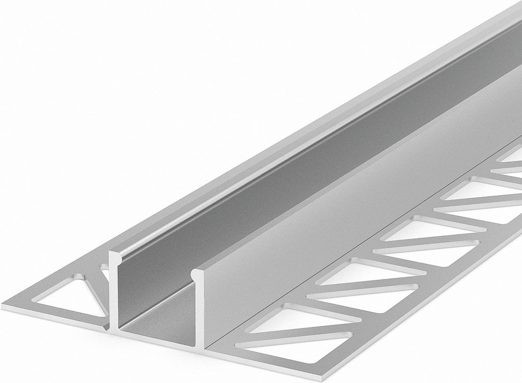 LED Profile in silber P17-2 100CM ohne Abdeckung für LED Streifen bis 13,4mm Breite