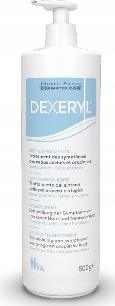 Dexeryl, Crème émolliente, 500 g Image du produit 