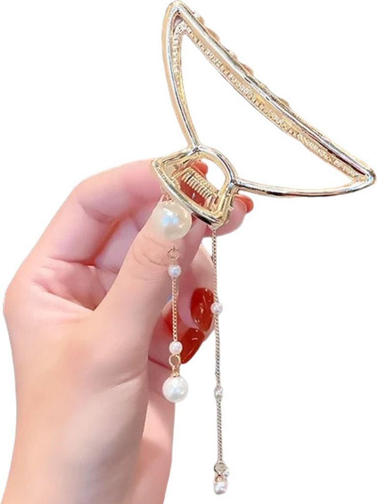 Haarspange Olivia - Elegantes Accessoire in Gold für jeden Anlass KP30621