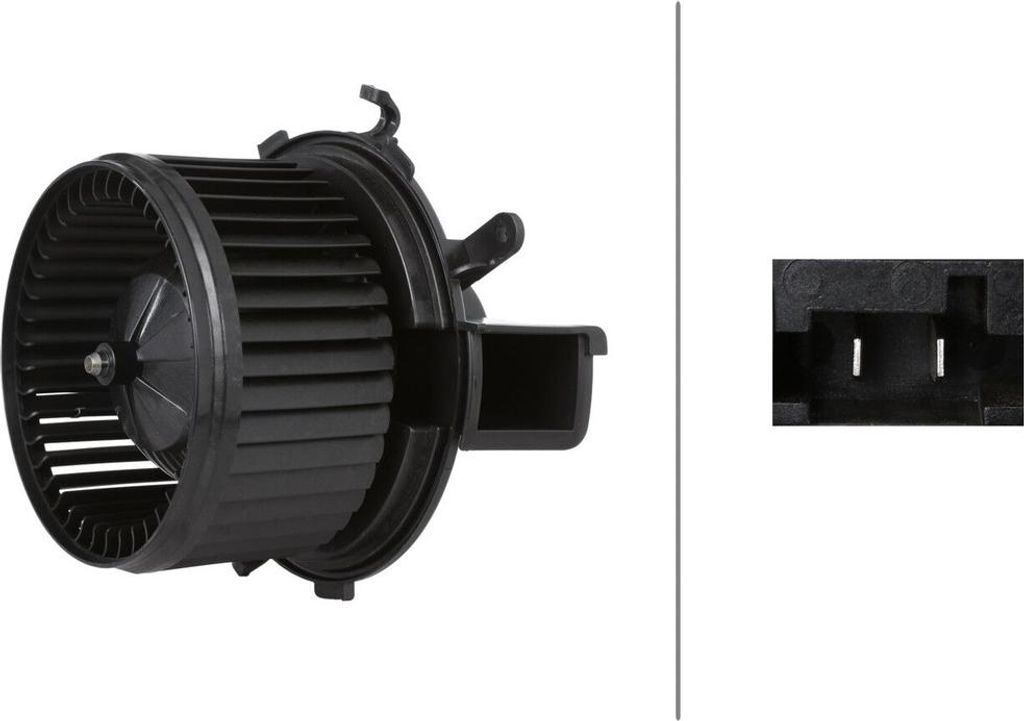 Innenraumgebläse 12 V 192 W 2-polig HELLA passend für u.a. FIAT DUCATO