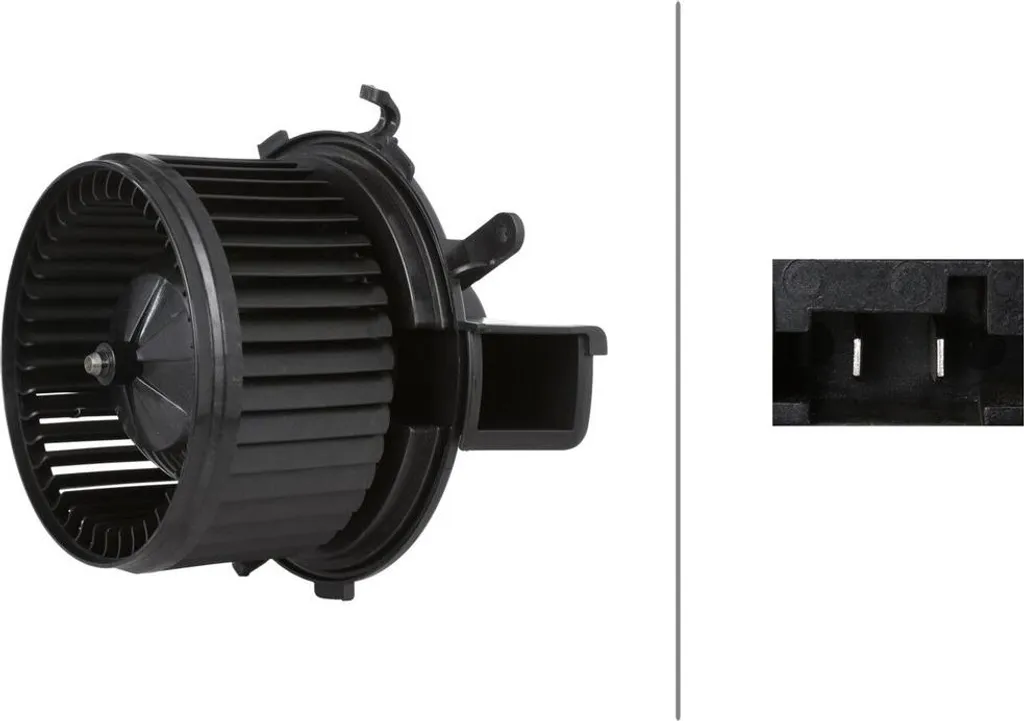 Ventilateur d'habitacle HELLA 12V 192W pour FIAT DUCATO