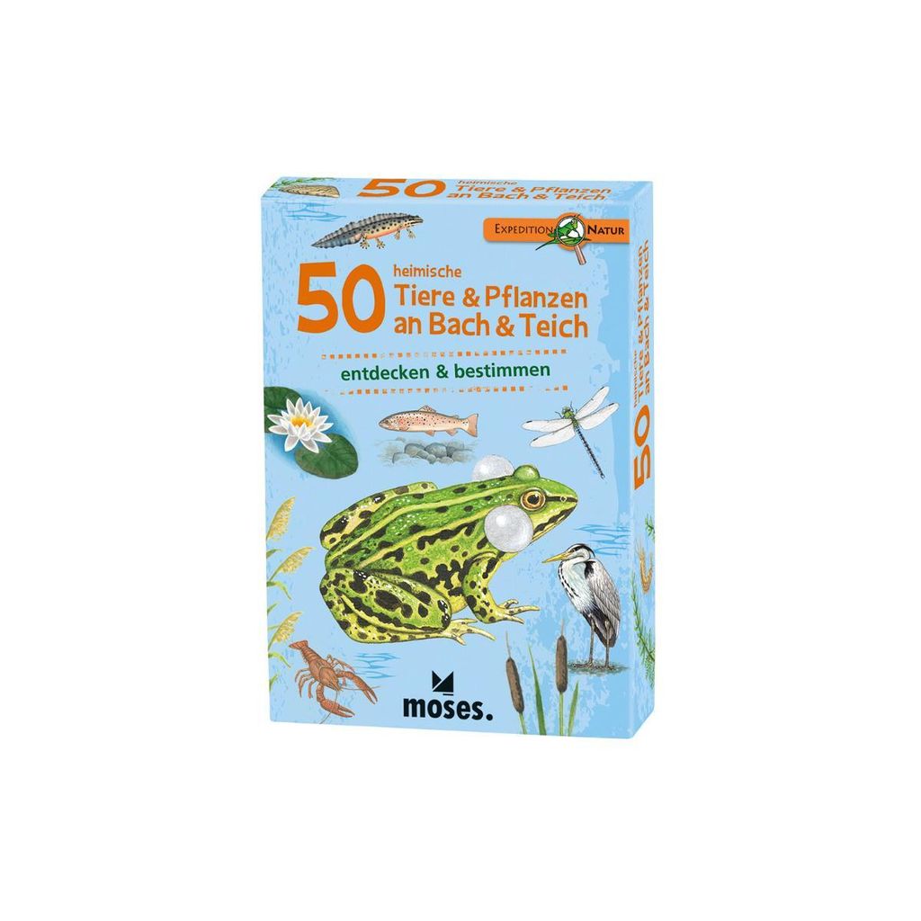 50 heimische Tiere & Pflanzen an Bach & Teich