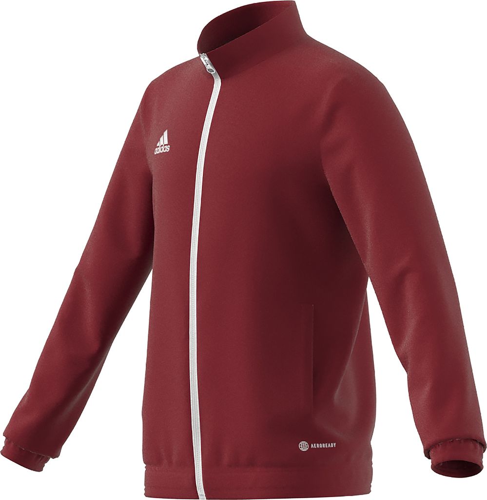 Adidas Entrada 22 Trainingsjacke Kinder Rot Größe: 164