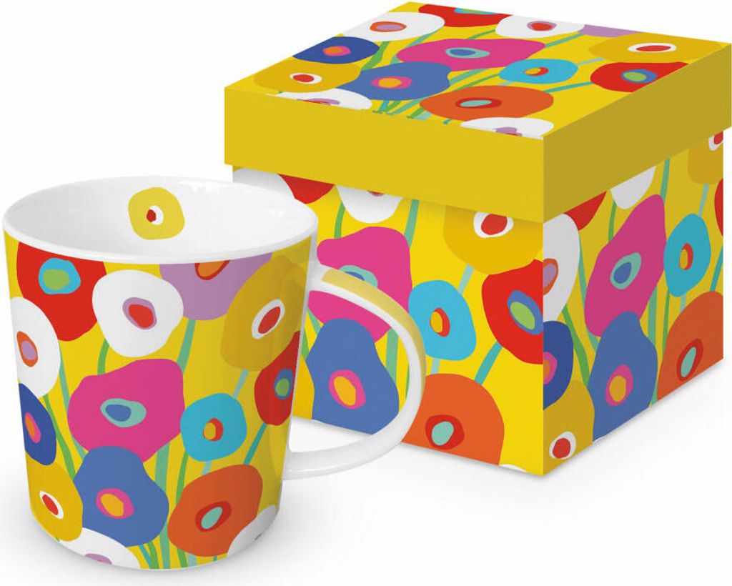 PPD Super Bloom yellow Trend Mug, Kaffeetasse, Becher, Tasse, New Bone China, 400 ml, 160302731
