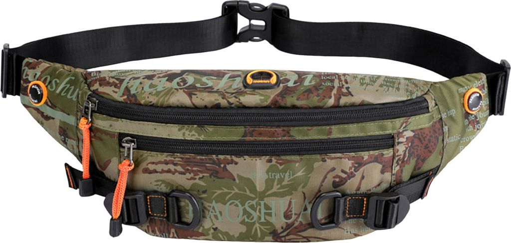 Große Umhängetasche, Sport-Hüfttasche, wasserdichte Hüfttasche, Bauchtasche, Outdoor-Hüfttasche zum Joggen, Wandern, Angeln, Männer und Frauen