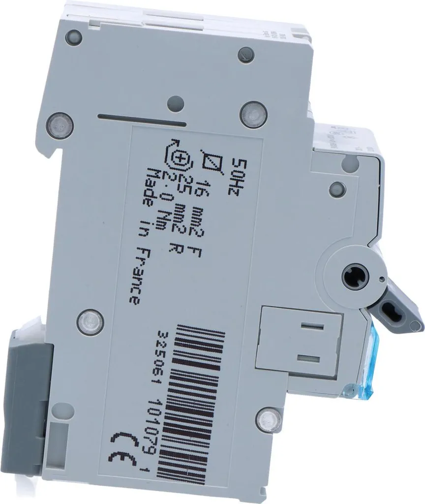 Disjoncteur différentiel 2P 10A B 0.03A type AC Hager ADC910D