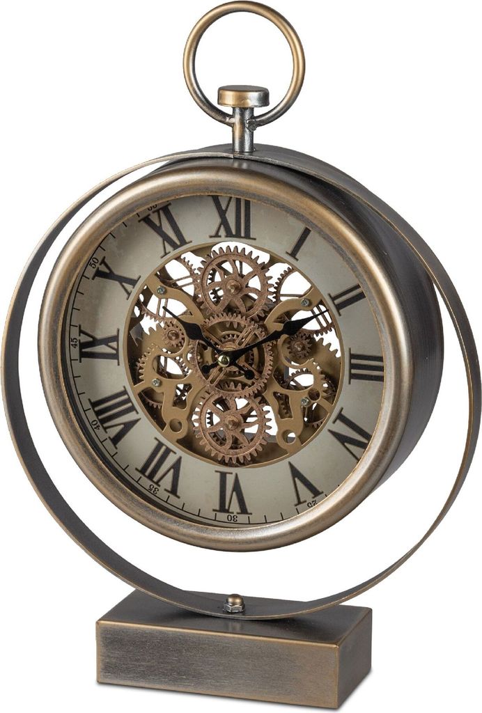 formano Standuhr antik mit sichtbar beweglichen goldenen Produktbild 
