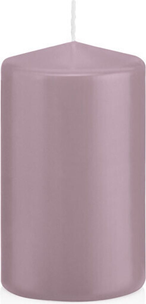 Kerzen Mauve, Stumpenkerzen Mauve 10 x 5,8 cm (H x Ø), 16 Stück, Wiedemann Kerzen, Markenkerzen Germany in RAL Qualität