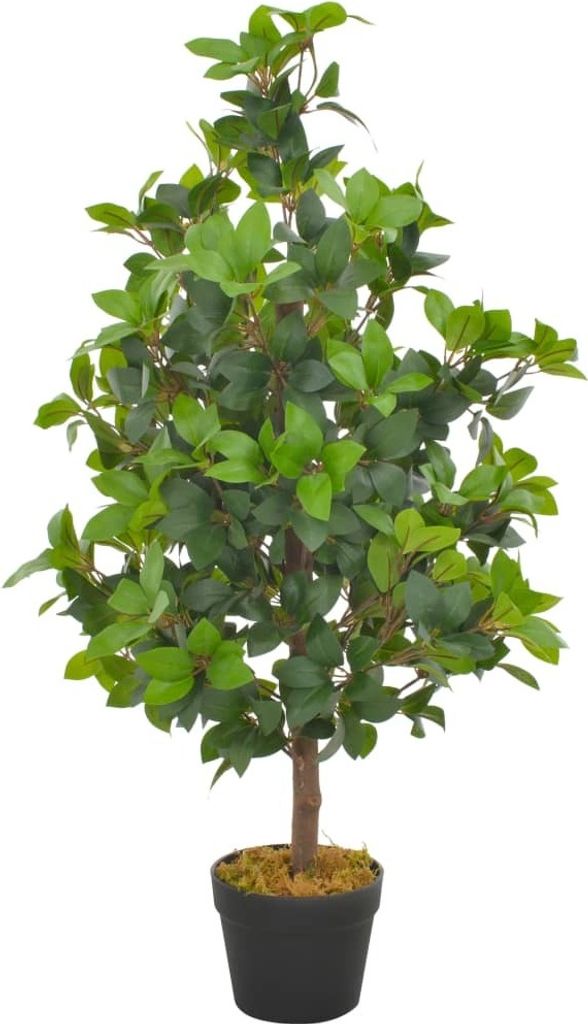 (Angebot 2026)Künstliche Pflanze Lorbeerbaum mit Topf Grün 90 cm GermanyMöbel 85401 - Kunstpflanzen